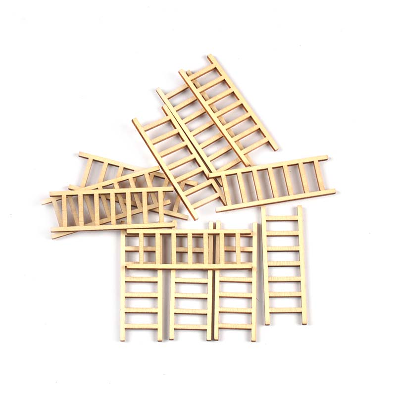 Craft Embellishments - 20 unids/lote 20x60mm escalera Natural de