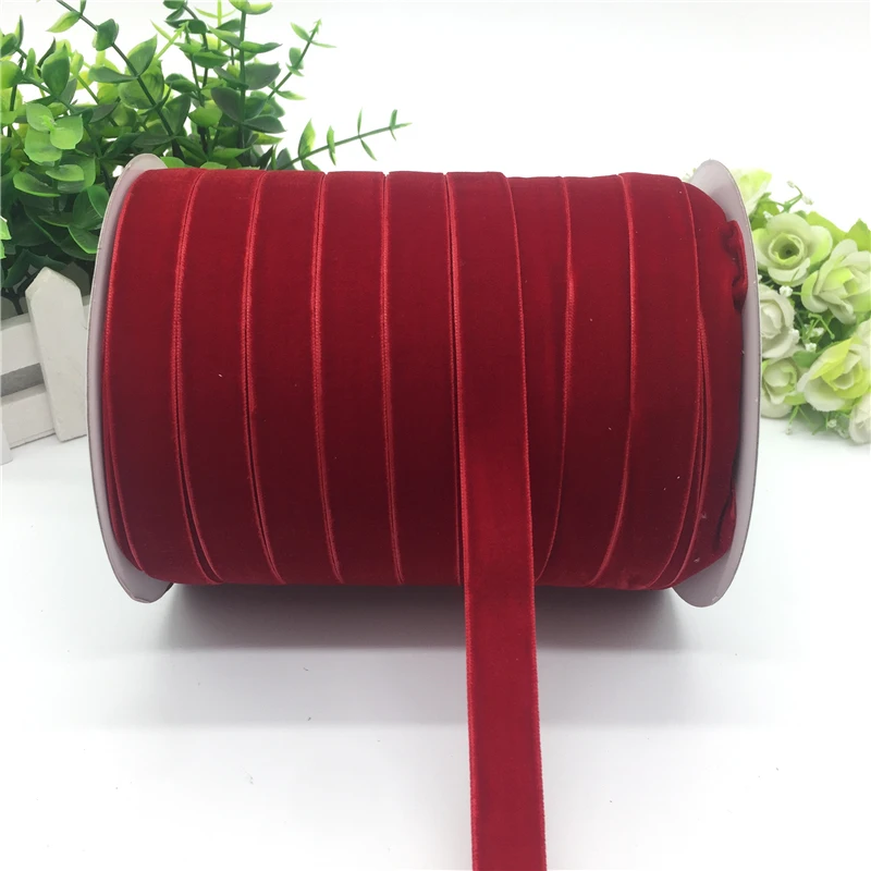 Velvet Ribbon Roll - Cinta de terciopelo de 5 yardas,