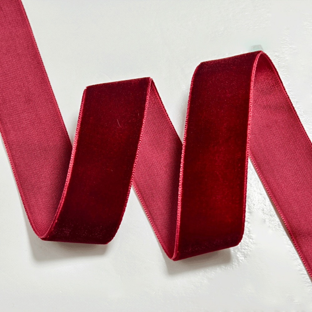Velvet Ribbon Roll - 5 yardas/rollo de cinta de terciopelo