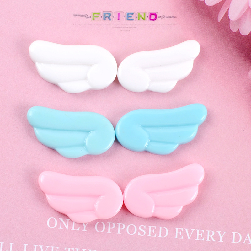 Craft Embellishments - Alas de Ángel bonitas Kawaii, cabujón