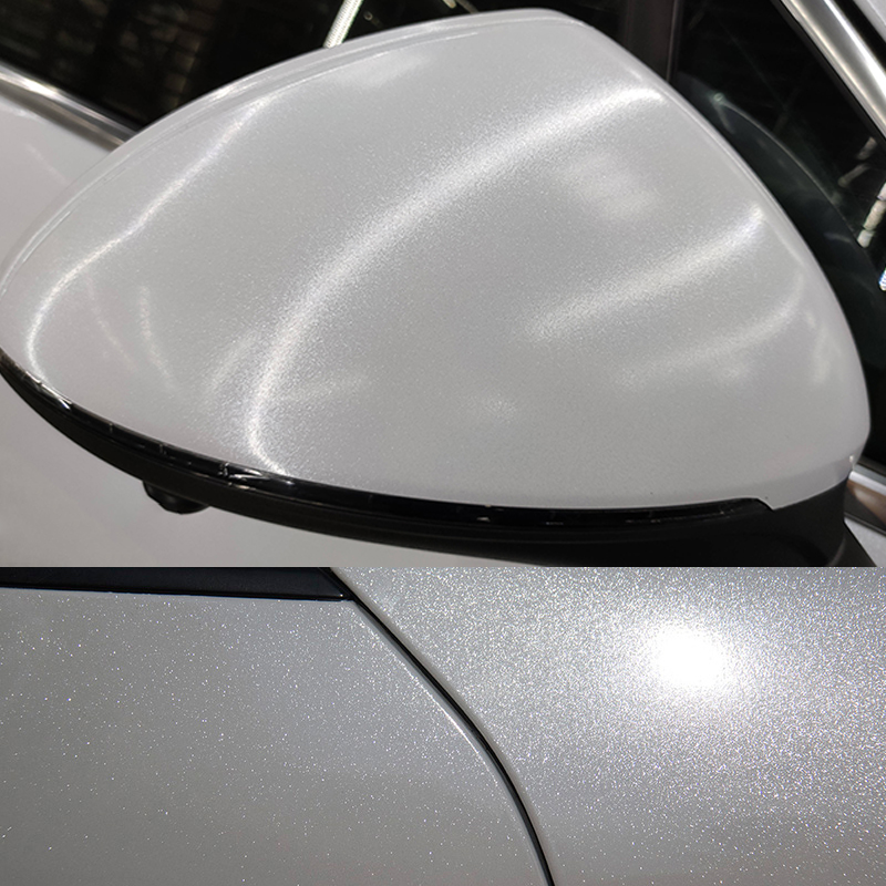 PET Ultra brillante blanco per - Glitter Vinyl Roll reseña y precio