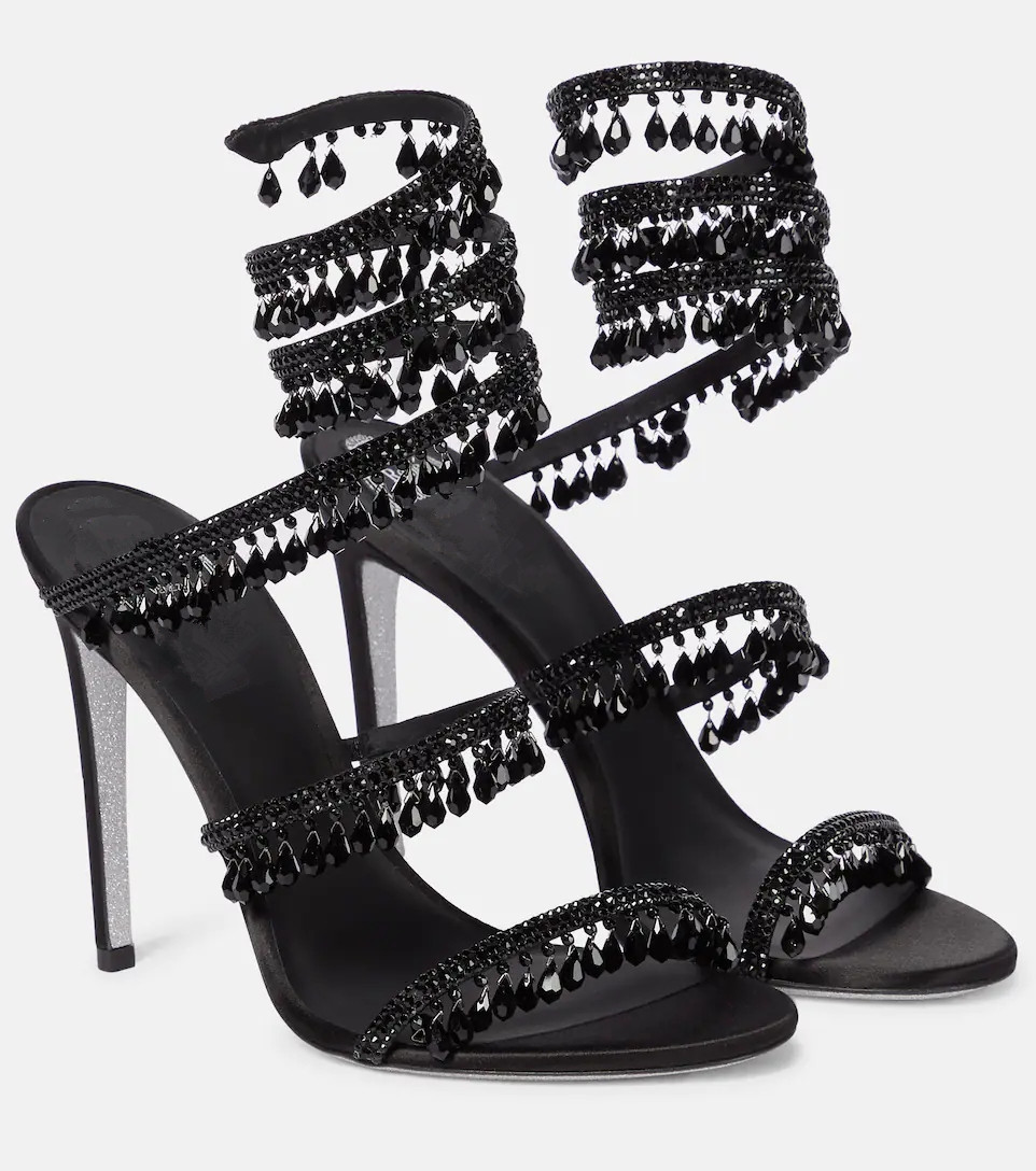 Sandalias de tacón de aguja do - Tassel Fringe Trim reseña y precio
