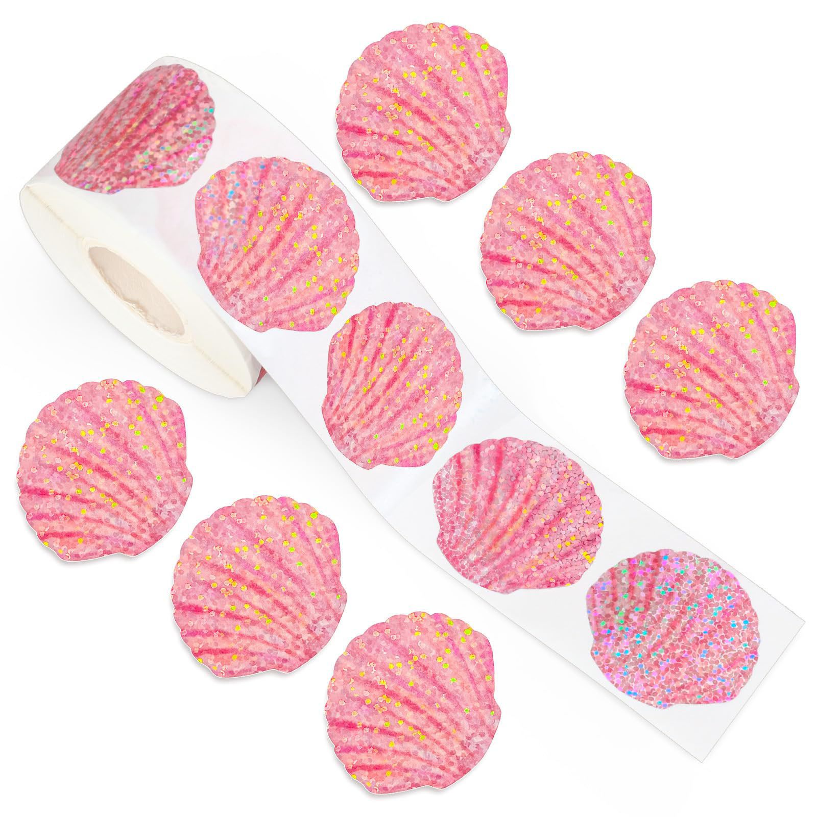 500 Pegatinas de Conchas Marin - Glitter Vinyl Roll reseña y precio