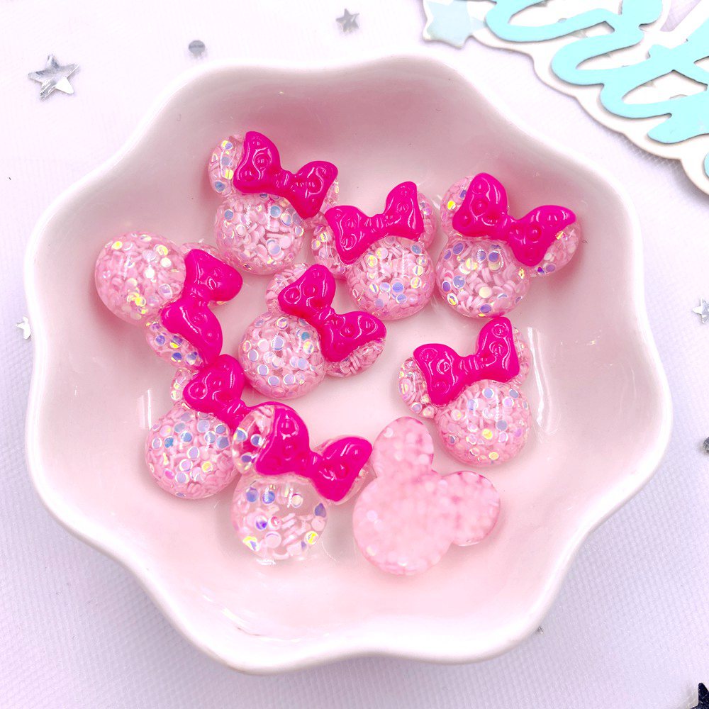 20 piezas Mini lazo de dibujos - Embellishment Glue Craft reseña y precio