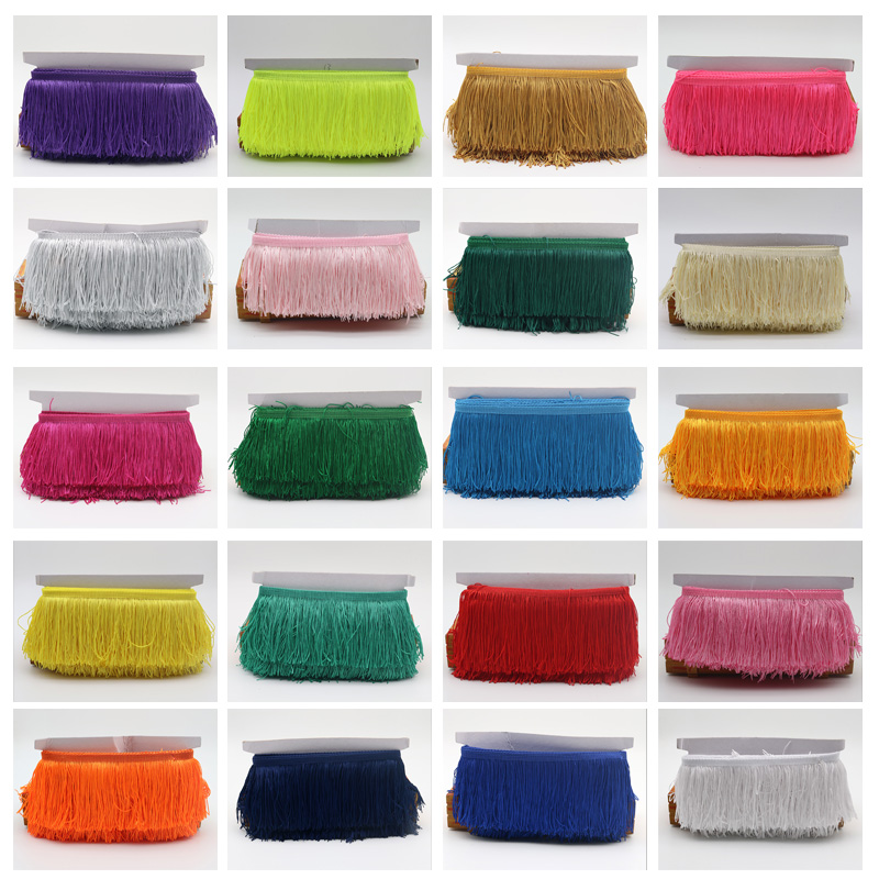 Adorno de flecos y borlas de 9 - Fringe Ribbon Sewing reseña y precio