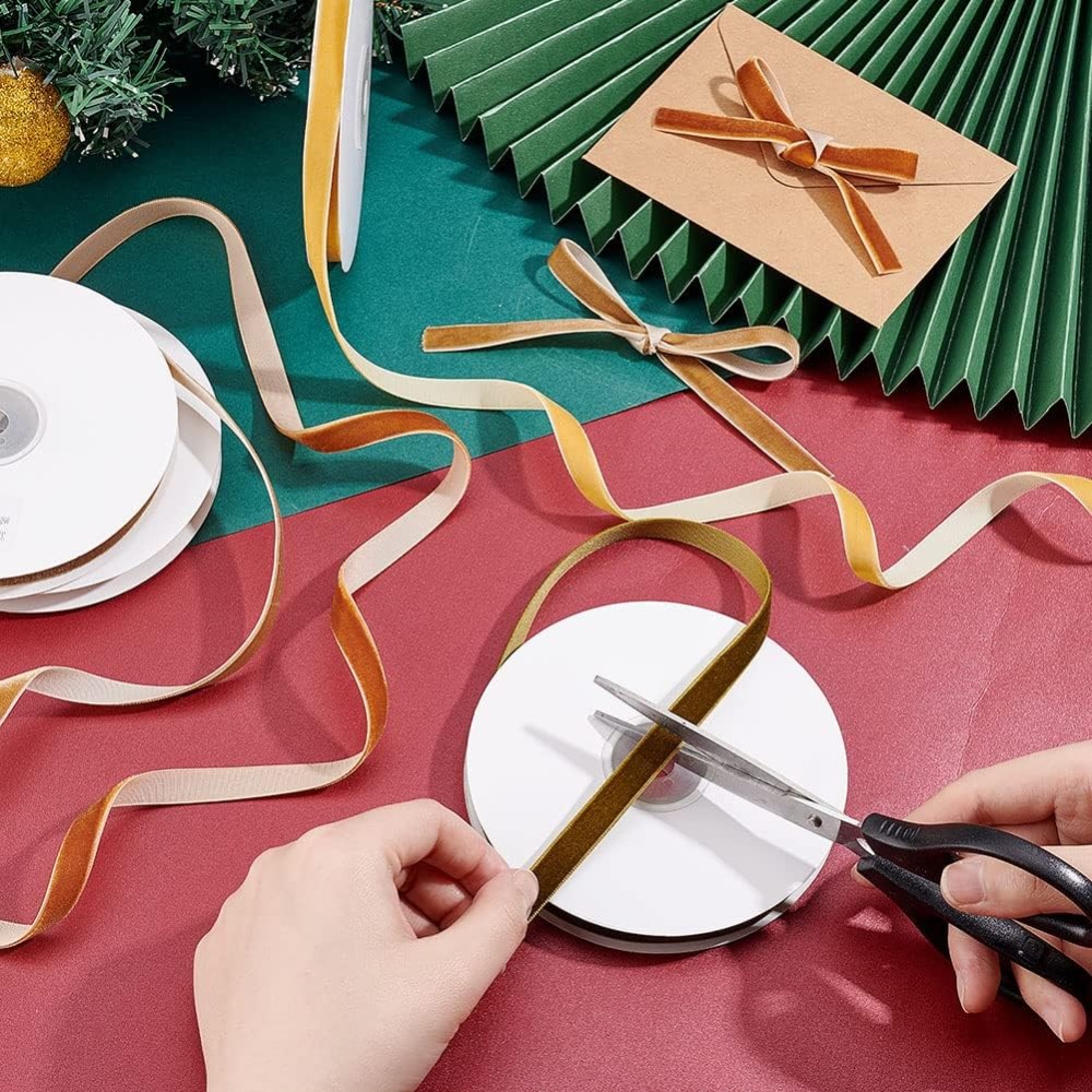 4 rollos de cinta de terciopel - Velvet Ribbon Roll reseña y precio