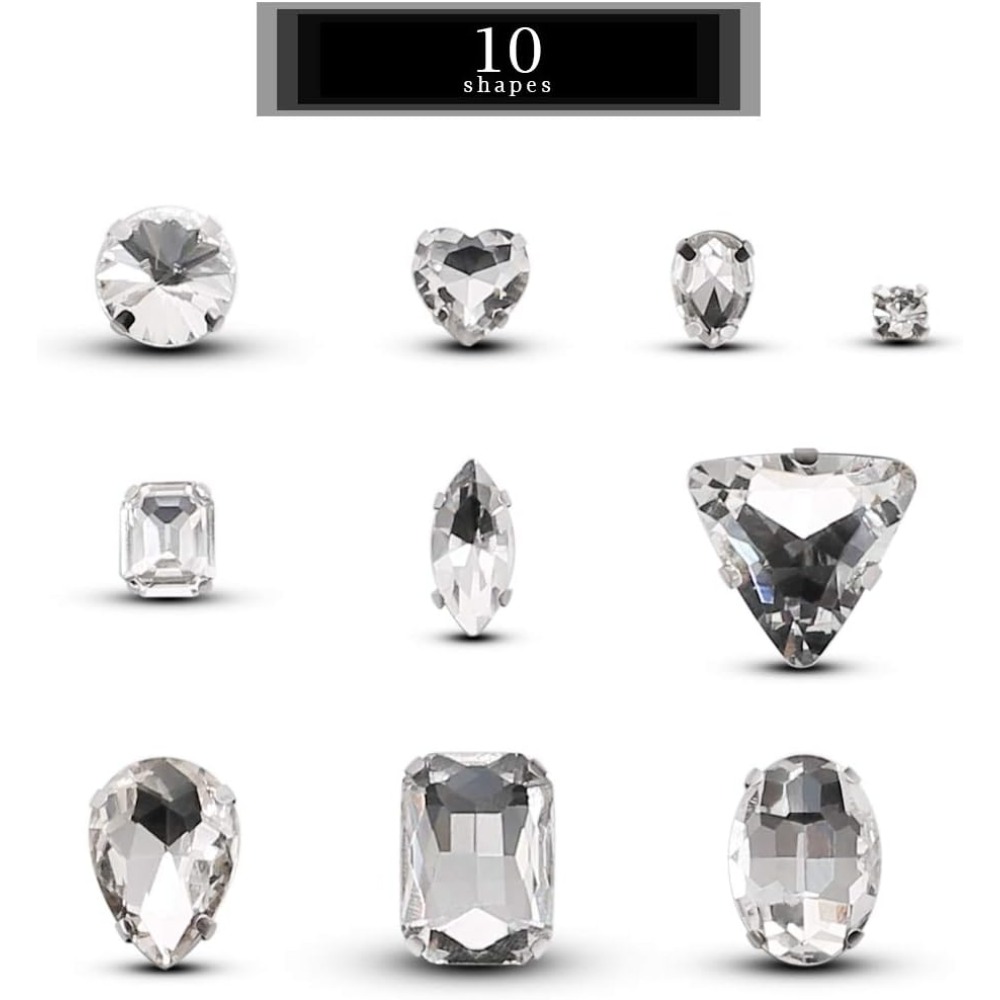 100 piezas de diamantes de imi - Sew On Rhinestone reseña y precio