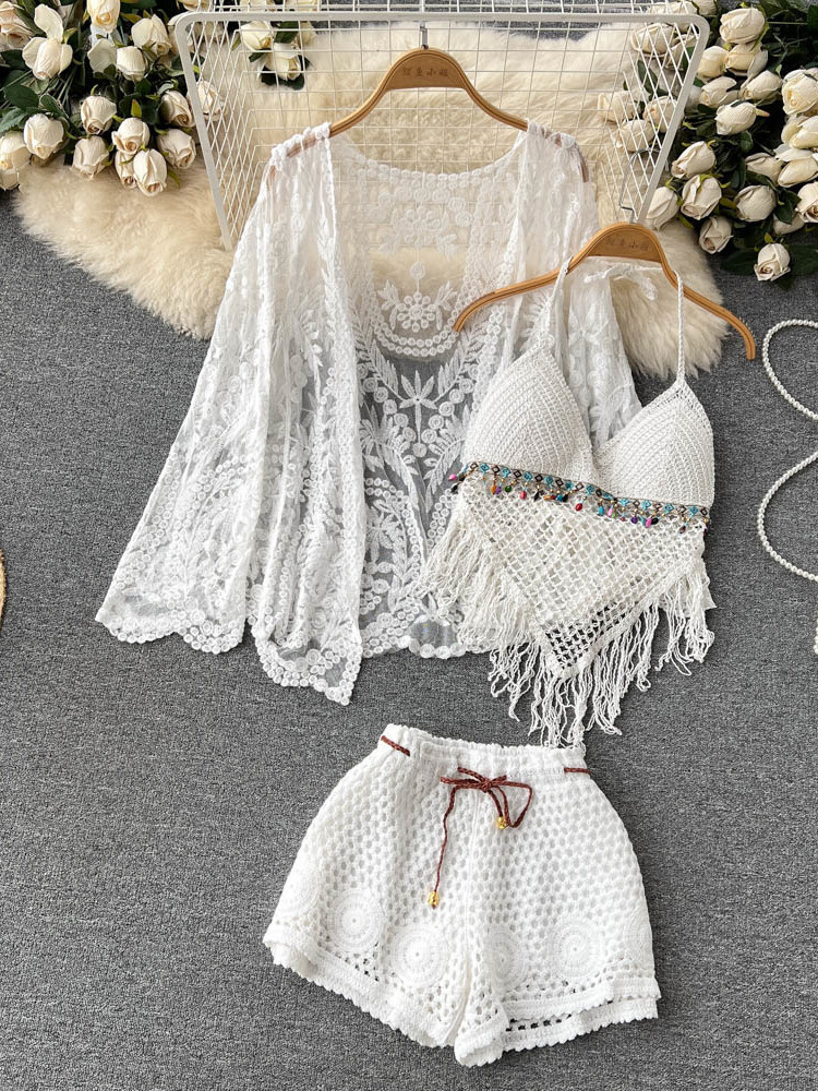 Nuevo Conjunto de Verano para  - Tassel Fringe Trim reseña y precio