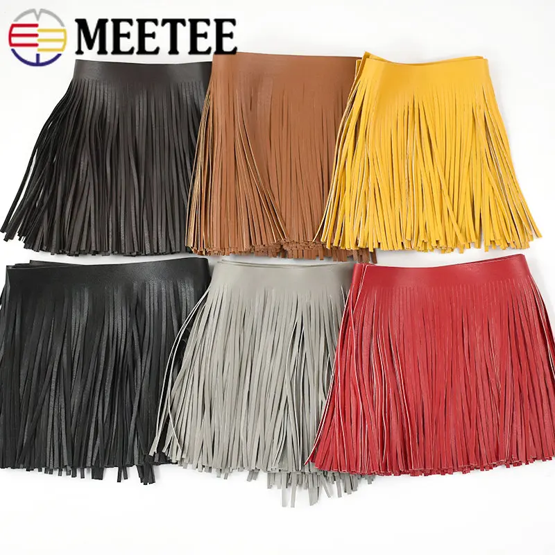 1 metro Meetee 10-30cmX5mm PU  - Fringe Ribbon Sewing reseña y precio