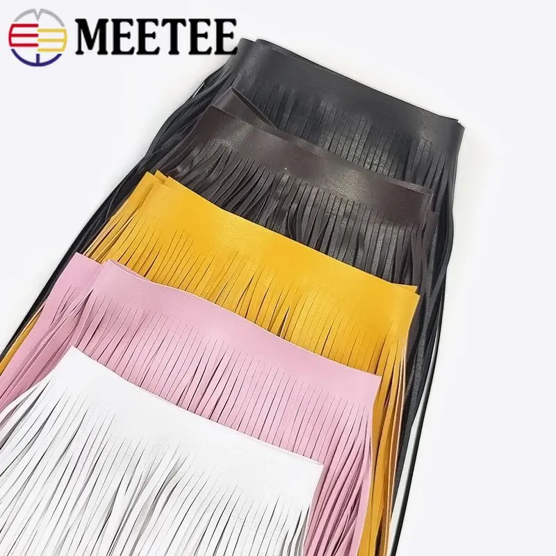 1 metro Meetee 10-30cmX5mm PU  - Fringe Ribbon Sewing reseña y precio