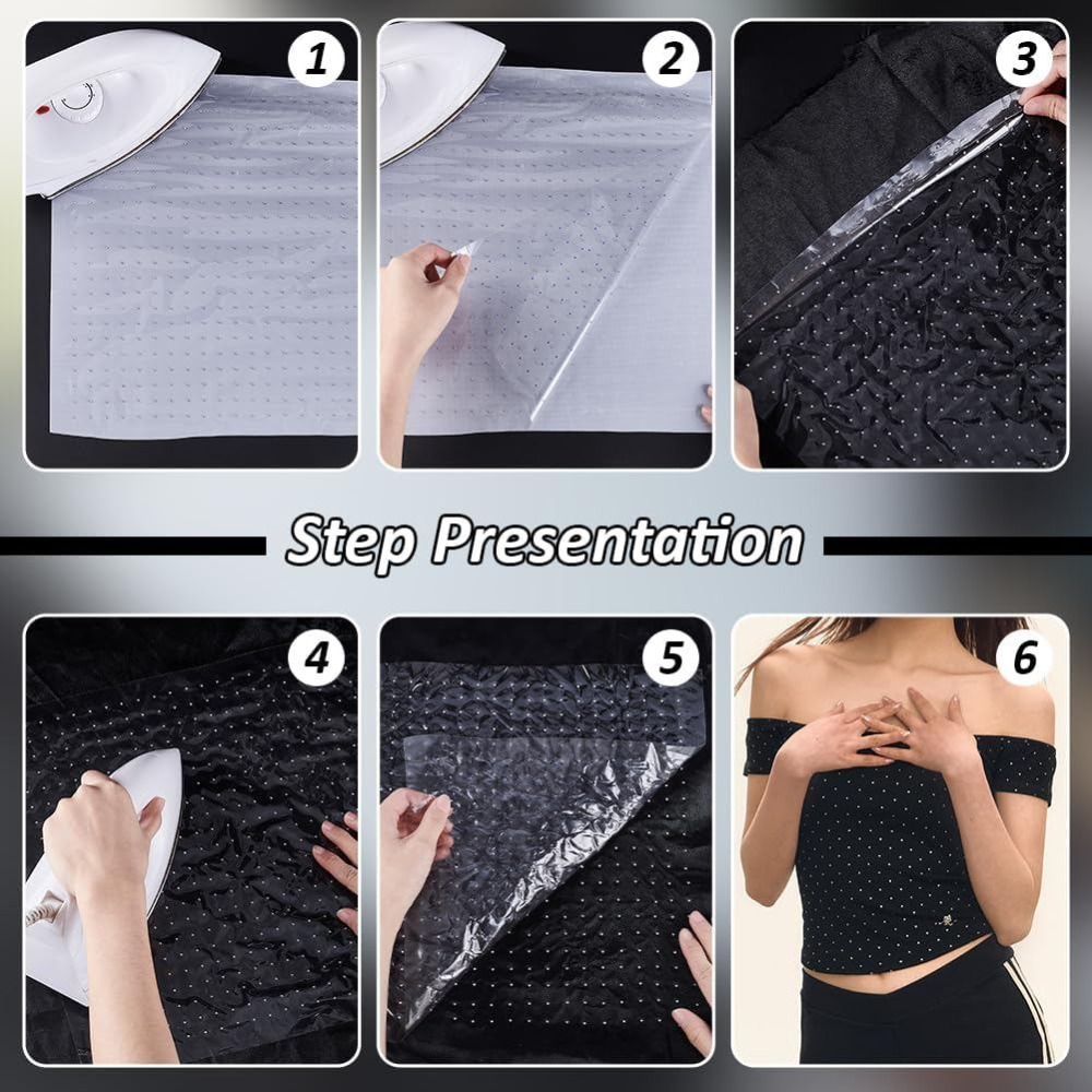 6 Hojas de Adornos de Diamante - Hotfix Rhinestone Sheet reseña y precio