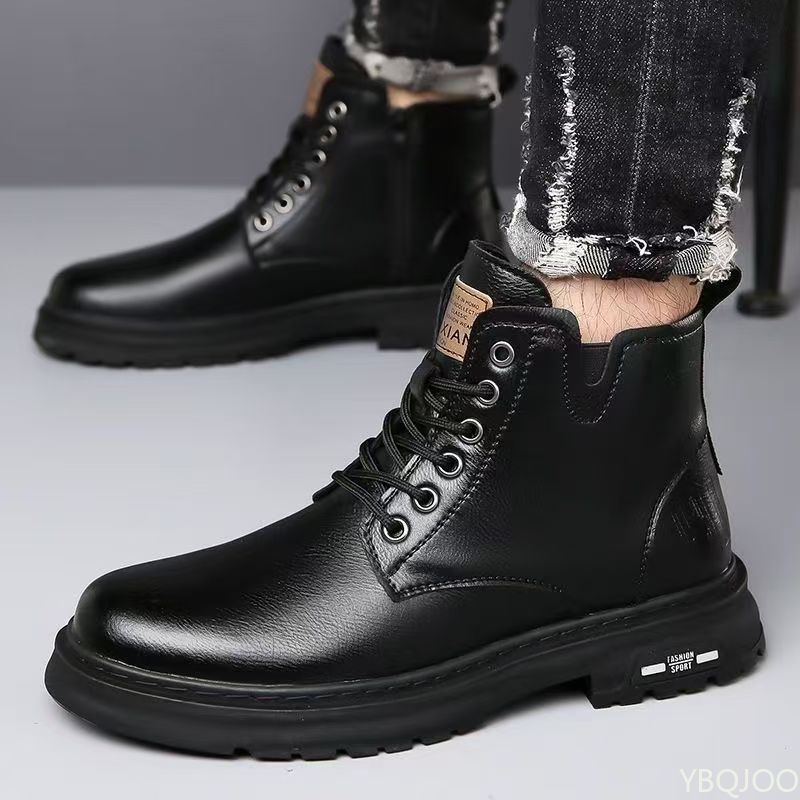 Zapatos de hombre de caña alta - Guipure Lace Panel reseña y precio