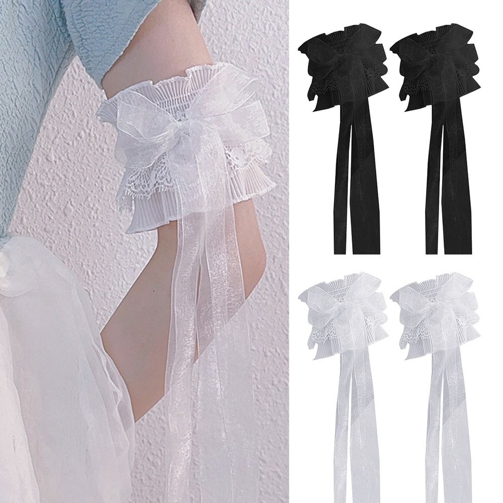 Calentadores de brazo con lazo - Lace Ribbon Trim reseña y precio