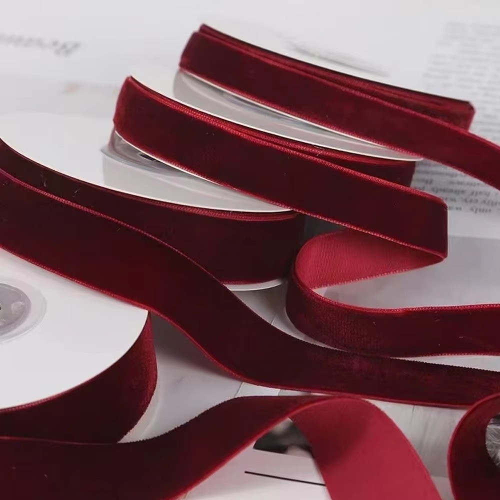 5 yardas/rollo de cinta de ter - Velvet Ribbon Roll reseña y precio