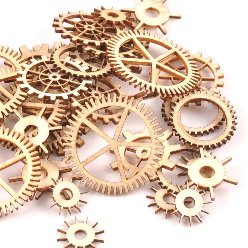 Rueda de engranaje de madera s - Craft Embellishments reseña y precio