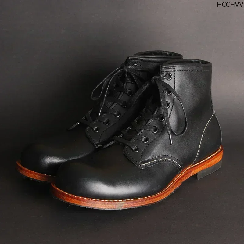 Botas Vintage de cuero genuino - Guipure Lace Panel reseña y precio
