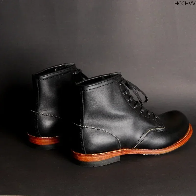 Botas Vintage de cuero genuino - Guipure Lace Panel reseña y precio