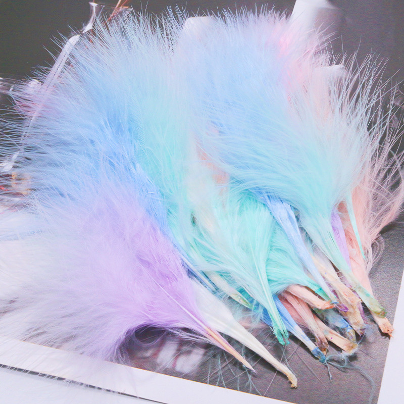 Plumas de marabú de pavo Natur - Feather Trim Marabou reseña y precio