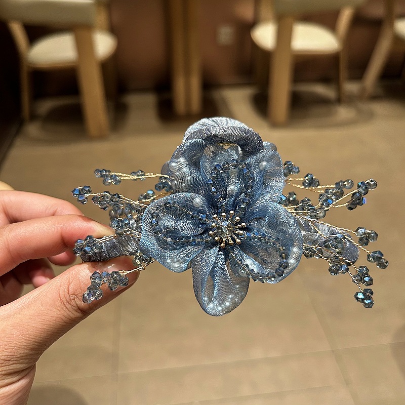 Accesorios coreanos elegantes  - Crystal Mesh Fabric reseña y precio