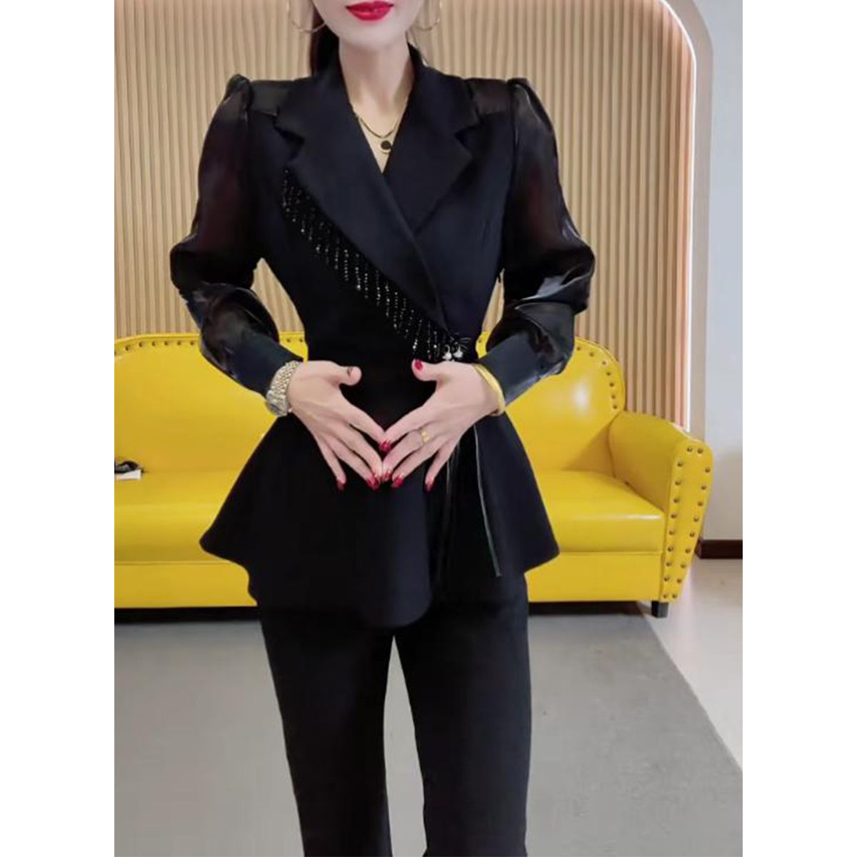 Primavera 2025 nueva moda traj - Tassel Fringe Trim reseña y precio